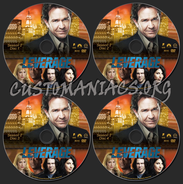 Leverage Season 2 dvd label