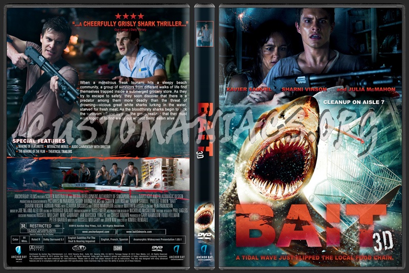 Bait 3D dvd cover