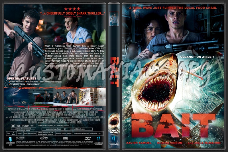 Bait 3D dvd cover