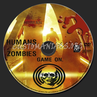 Humans v Zombies dvd label