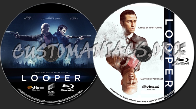 Looper blu-ray label