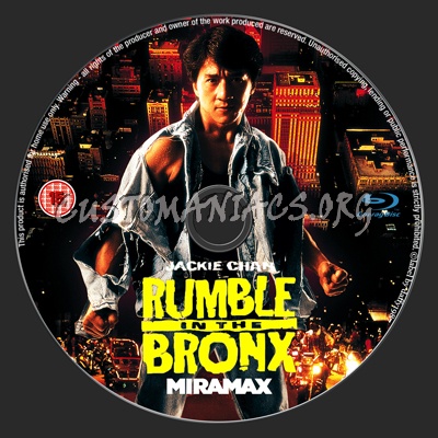 Rumble In The Bronx dvd label