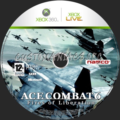 Ace Combat - Fires of Liberation dvd label