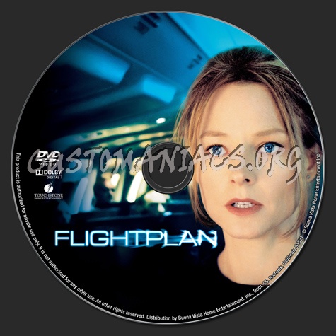 Flightplan dvd label