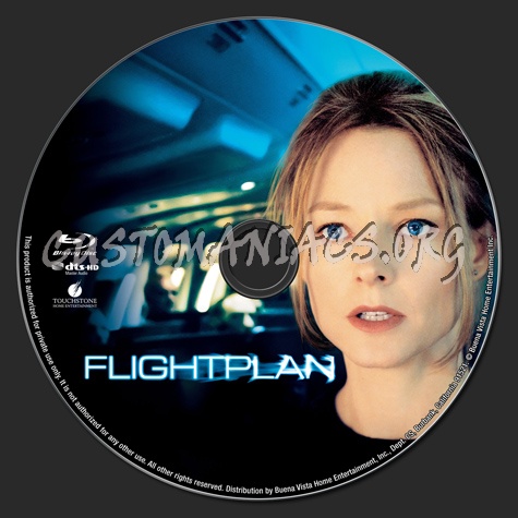 Flightplan blu-ray label