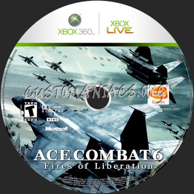 Ace Combat - Fires of Liberation dvd label