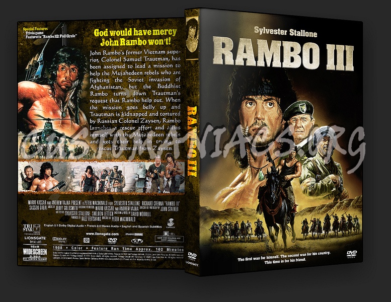 Rambo III dvd cover