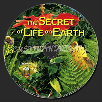 The Secret of Life on Earth IMAX dvd label