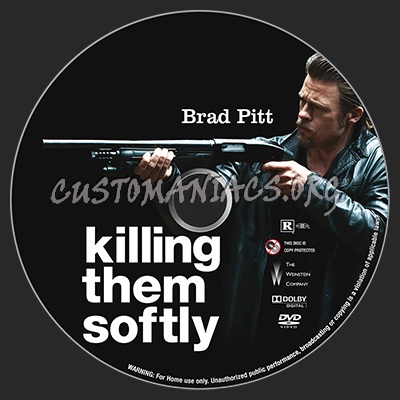 Killing Them Softly dvd label