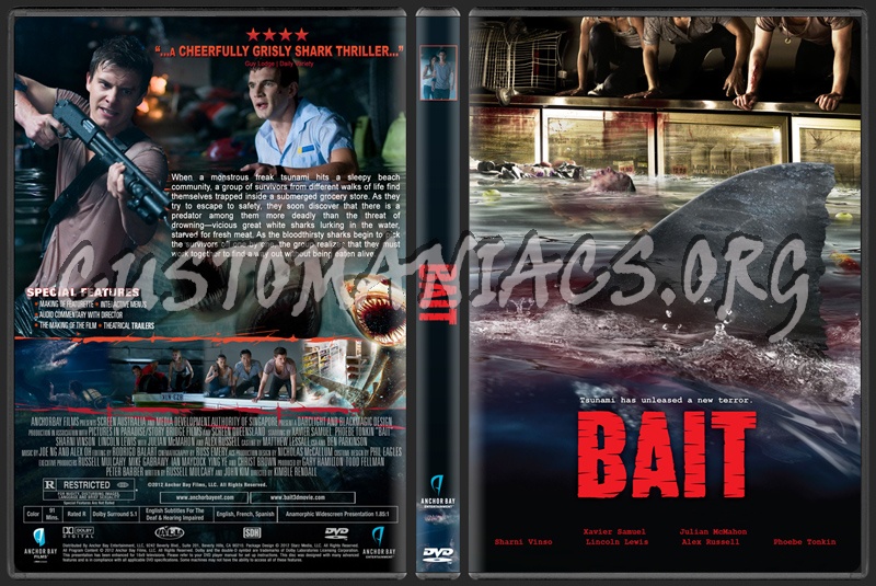 Bait 3D dvd cover
