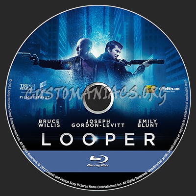 Looper blu-ray label