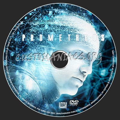 Prometheus dvd label