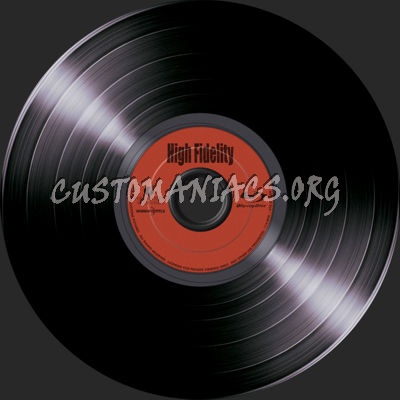 High Fidelity blu-ray label