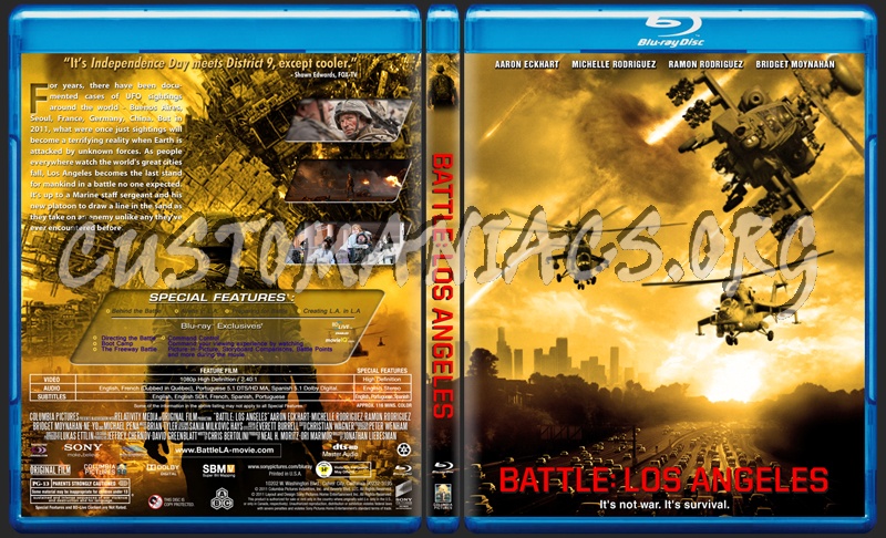 Battle: Los Angeles blu-ray cover