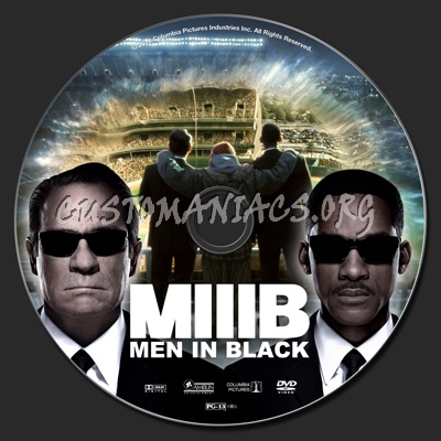 Men In Black III (3) dvd label