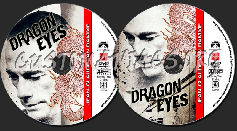 Van Damme Collection - Dragon Eyes dvd label