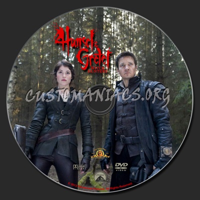 Hansel & Gretel Witch Hunters dvd label