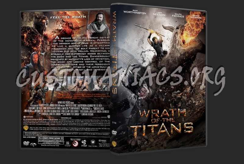 Wrath of the Titans dvd cover