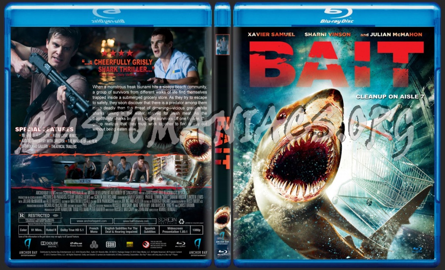 Bait 3D blu-ray cover