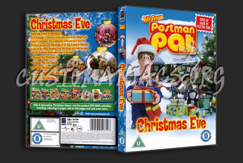 Postman Pat Christmas Eve dvd cover