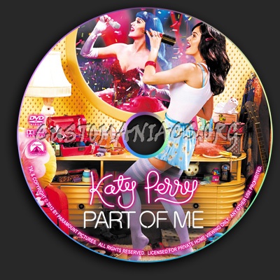 Katy Perry - Part Of Me dvd label