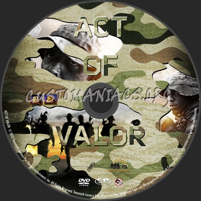 Act of Valor dvd label