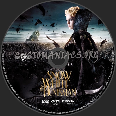Snow White & the Huntsman dvd label