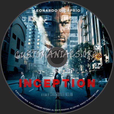 Inception dvd label