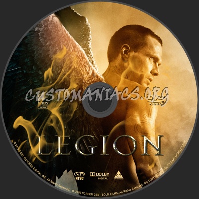 Legion dvd label