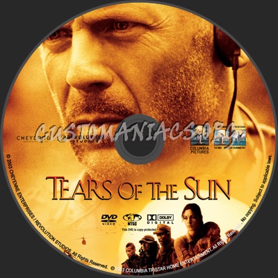 Tear Of The Sun dvd label