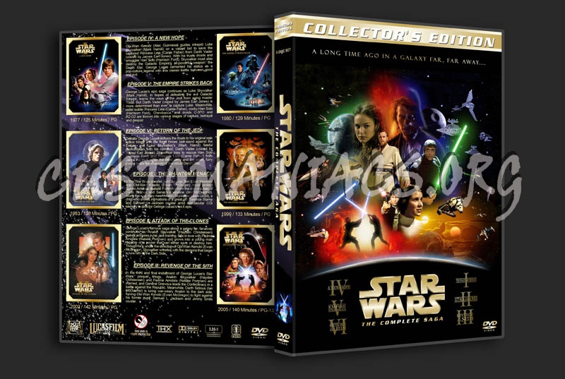 Star Wars: The Complete Saga dvd cover