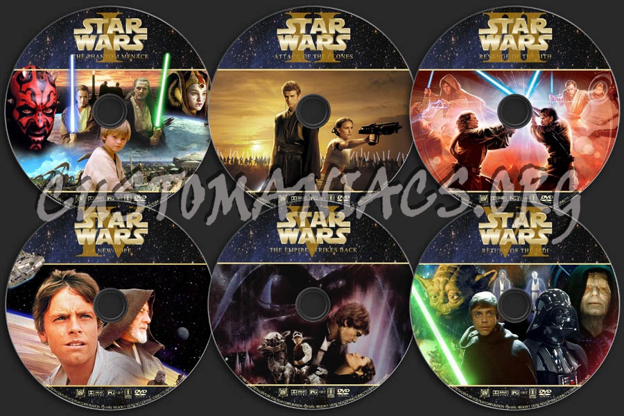 Star Wars: The Complete Saga dvd label
