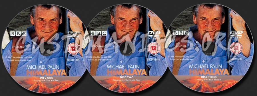 Michael Palin Himalaya dvd label