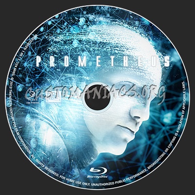 Prometheus blu-ray label