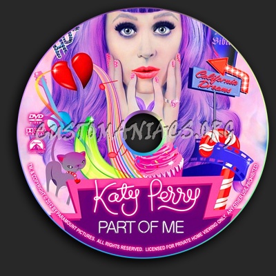 Katy Perry - Part Of Me dvd label
