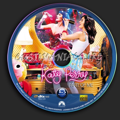 Katy Perry - Part Of Me blu-ray label