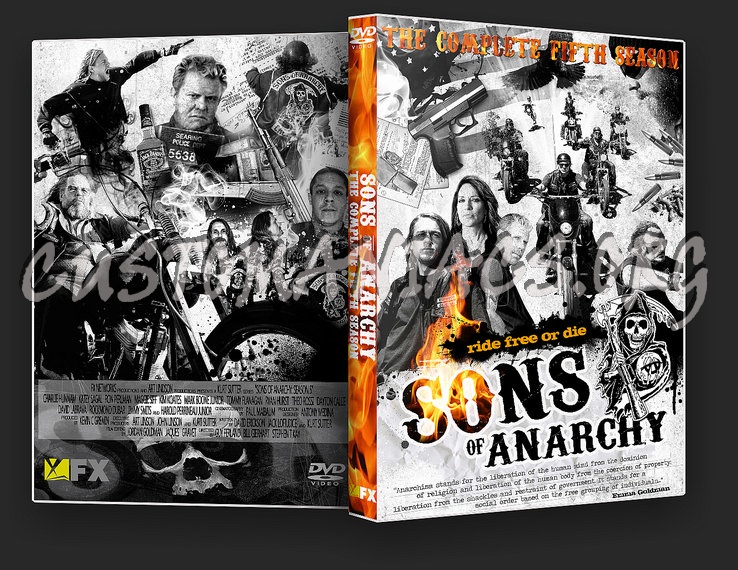 Sons of Anarchy Season 5 dvd cover