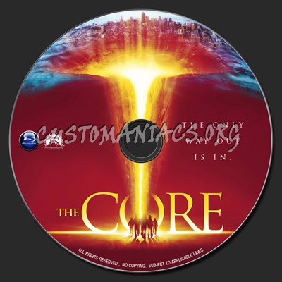 The Core (2003) blu-ray label