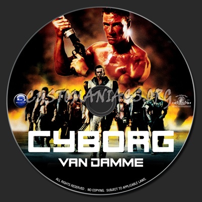 Cyborg (1989) blu-ray label