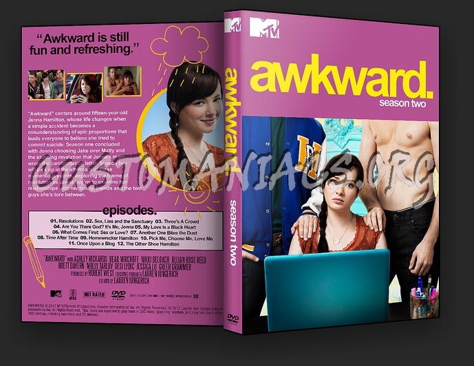Awkward (2012) - Season Two dvd cover