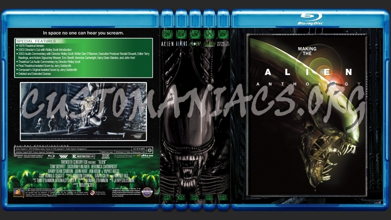 Alien Anthology blu-ray cover