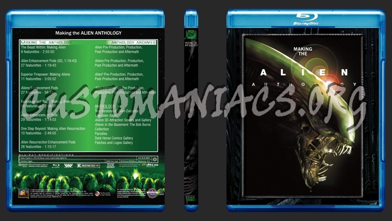 Alien Anthology blu-ray cover