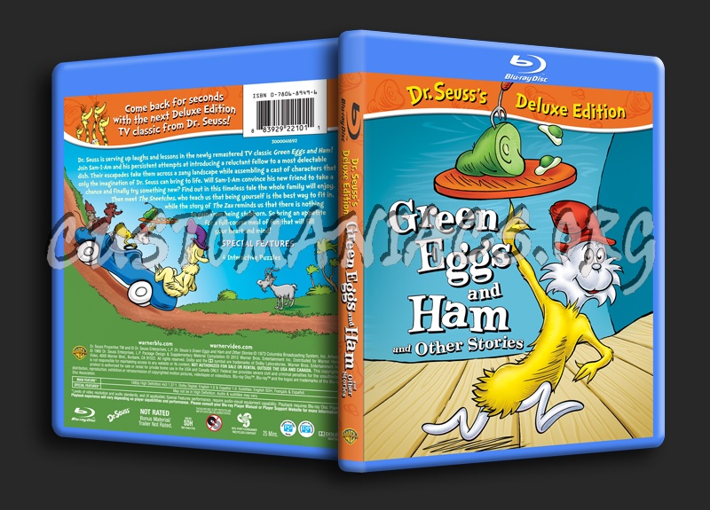 Dr. Seuss's Green Eggs Ham blu-ray cover
