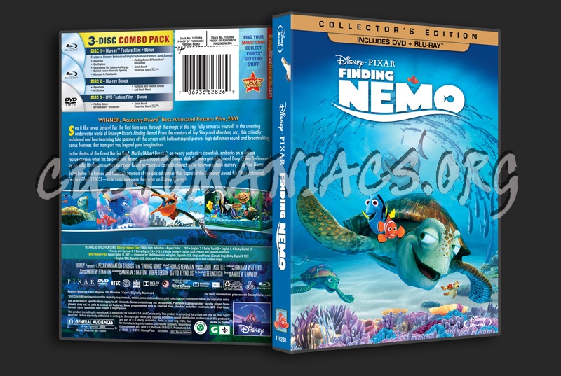 Finding Nemo dvd cover