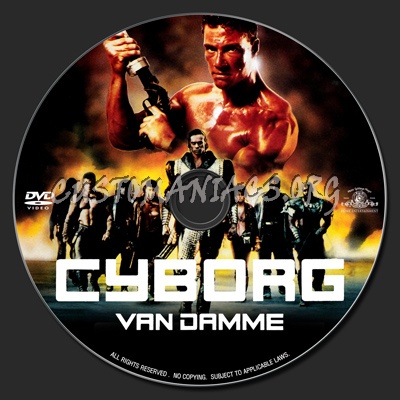 Cyborg (1989) dvd label