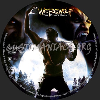 Werewolf The Devil's Hound dvd label