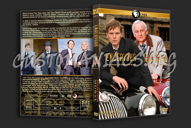 Endeavour / The Story of Morse Double dvd cover