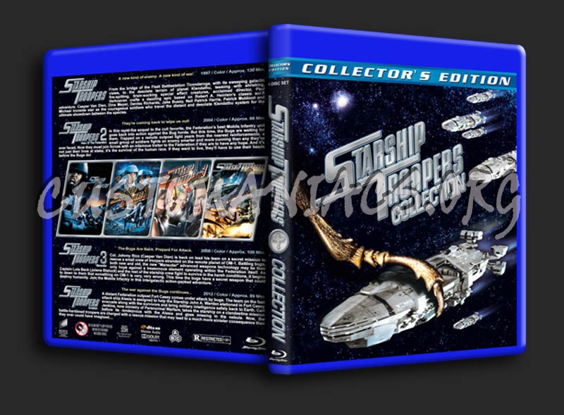 Starship Troopers Collection blu-ray cover