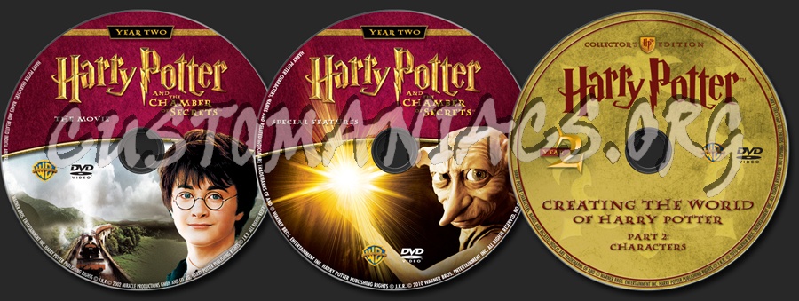 Harry Potter and the Chamber of Secrets dvd label