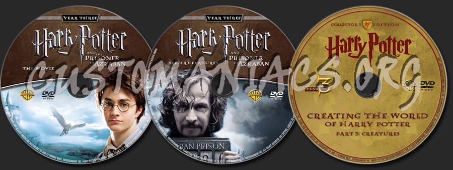 Harry Potter and the Prisoner of Azkaban dvd label